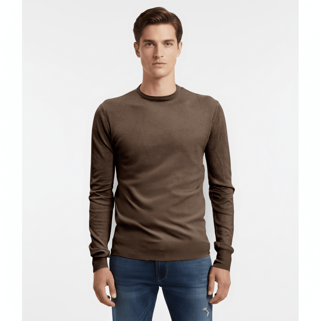 Classic Round Neck Sweater - LUXONAS HOME