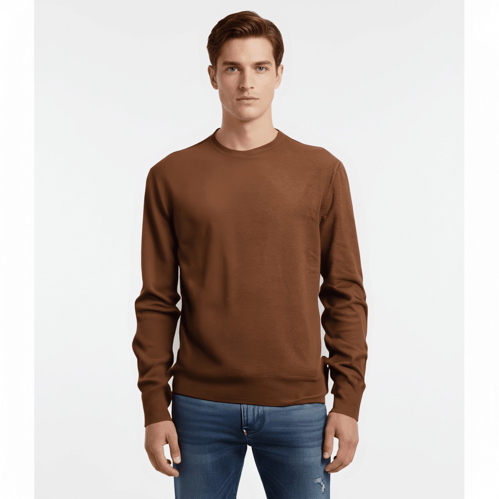 Classic Round Neck Sweater - LUXONAS HOME