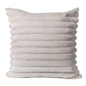 Cloud Ribbed Faux Fur Cushion