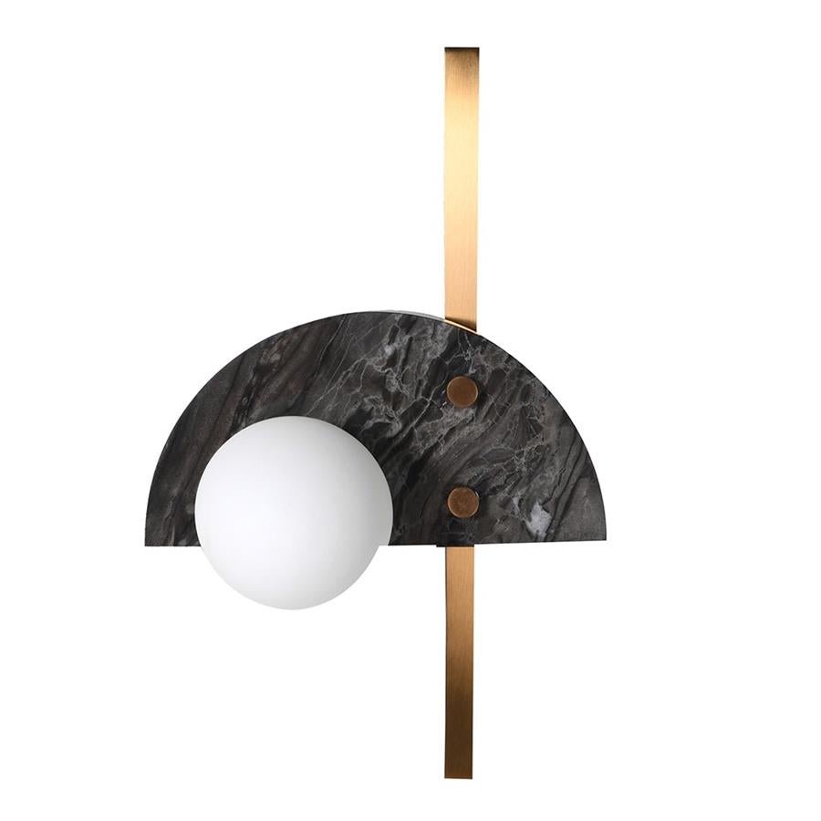 Clouded Marble Abstract Wall Light - LUXONAS