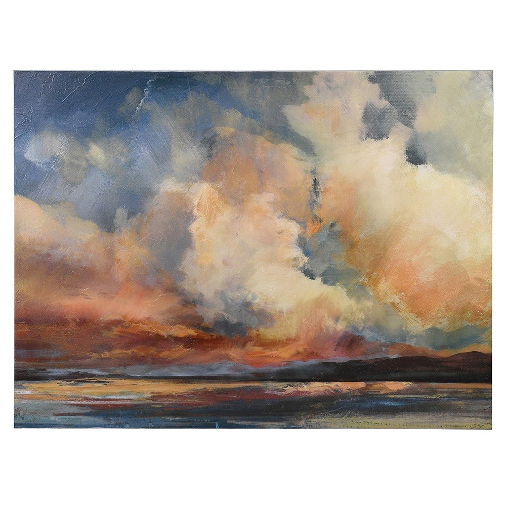 Clouds Abstract Framed Wall Art - LUXONAS