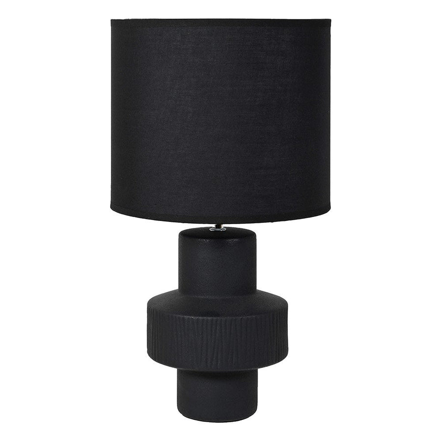 Cocoa Black Step Table Lamp