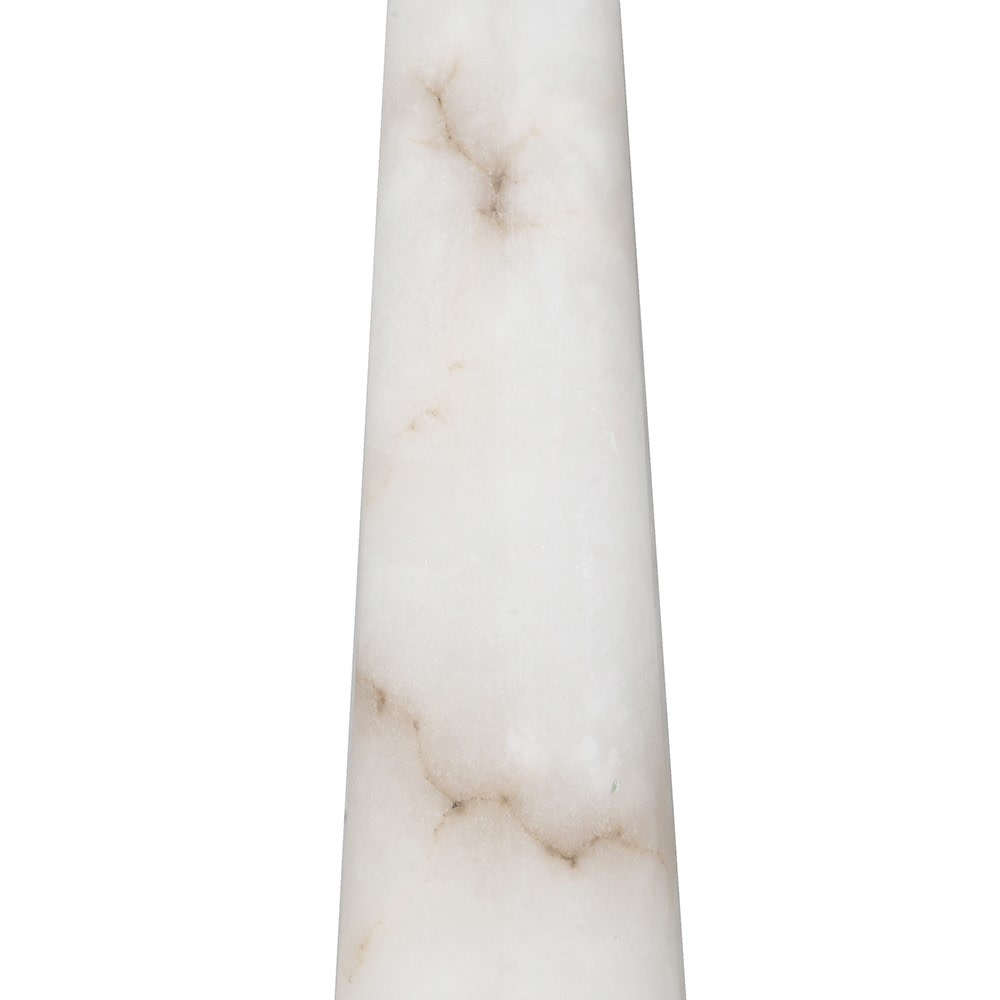 Conical Alabaster Table Lamp - Elegant Lighting for Any Space - LUXONAS