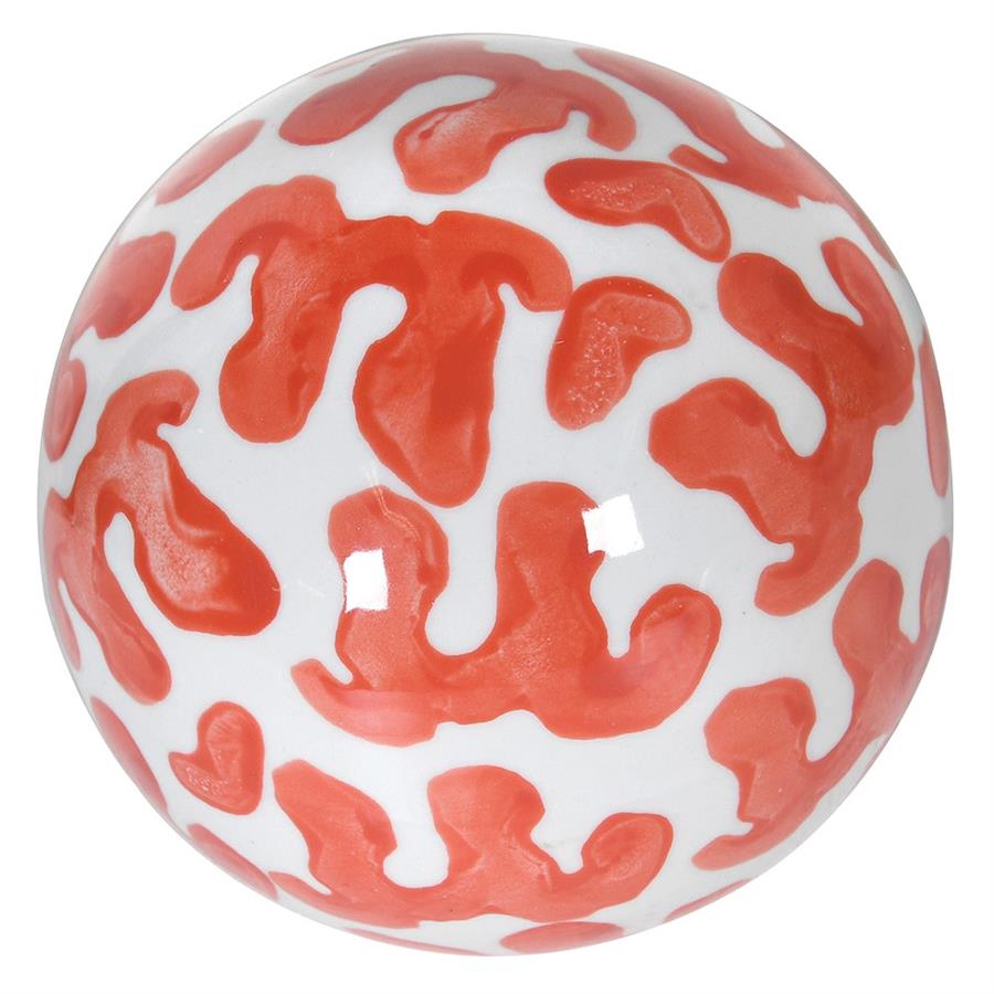 Coral Pattern Ceramic Decorative Ball