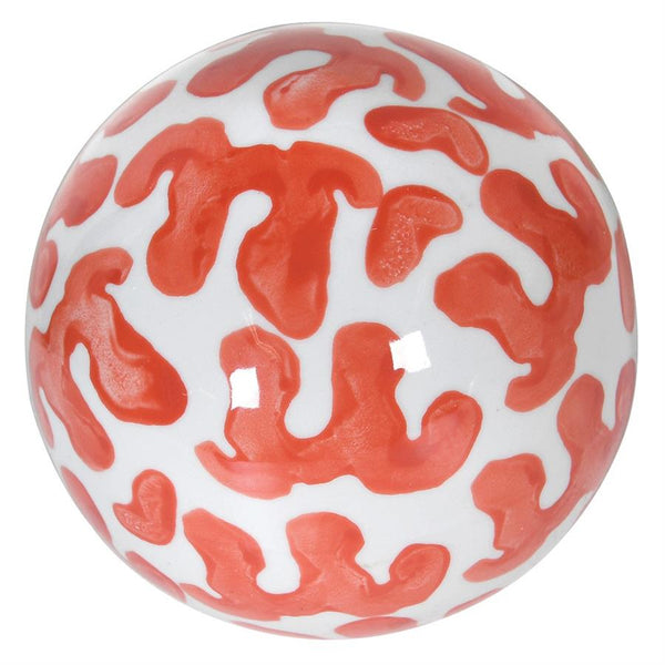 Coral Pattern Ceramic Decorative Ball