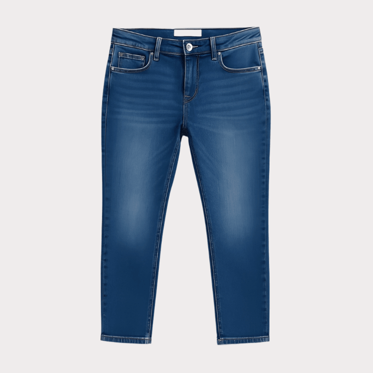 Cotton Stretch Wide Leg Jeans - Premium Men's Jeans Large Fit