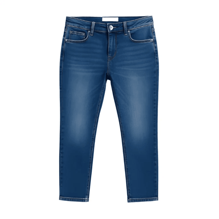 Cotton Stretch Wide Leg Jeans - Premium Men's Jeans Large Fit