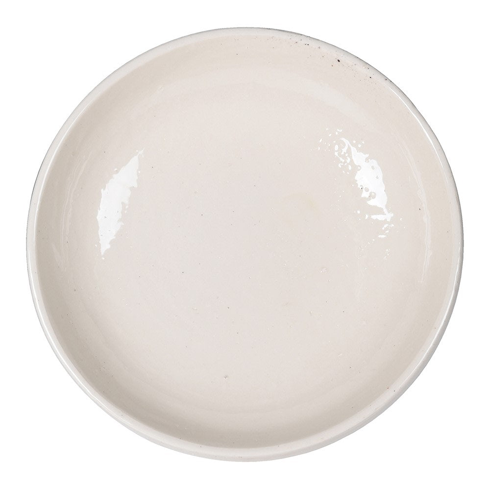 Cream Footed Decor Bowl - LUXONAS