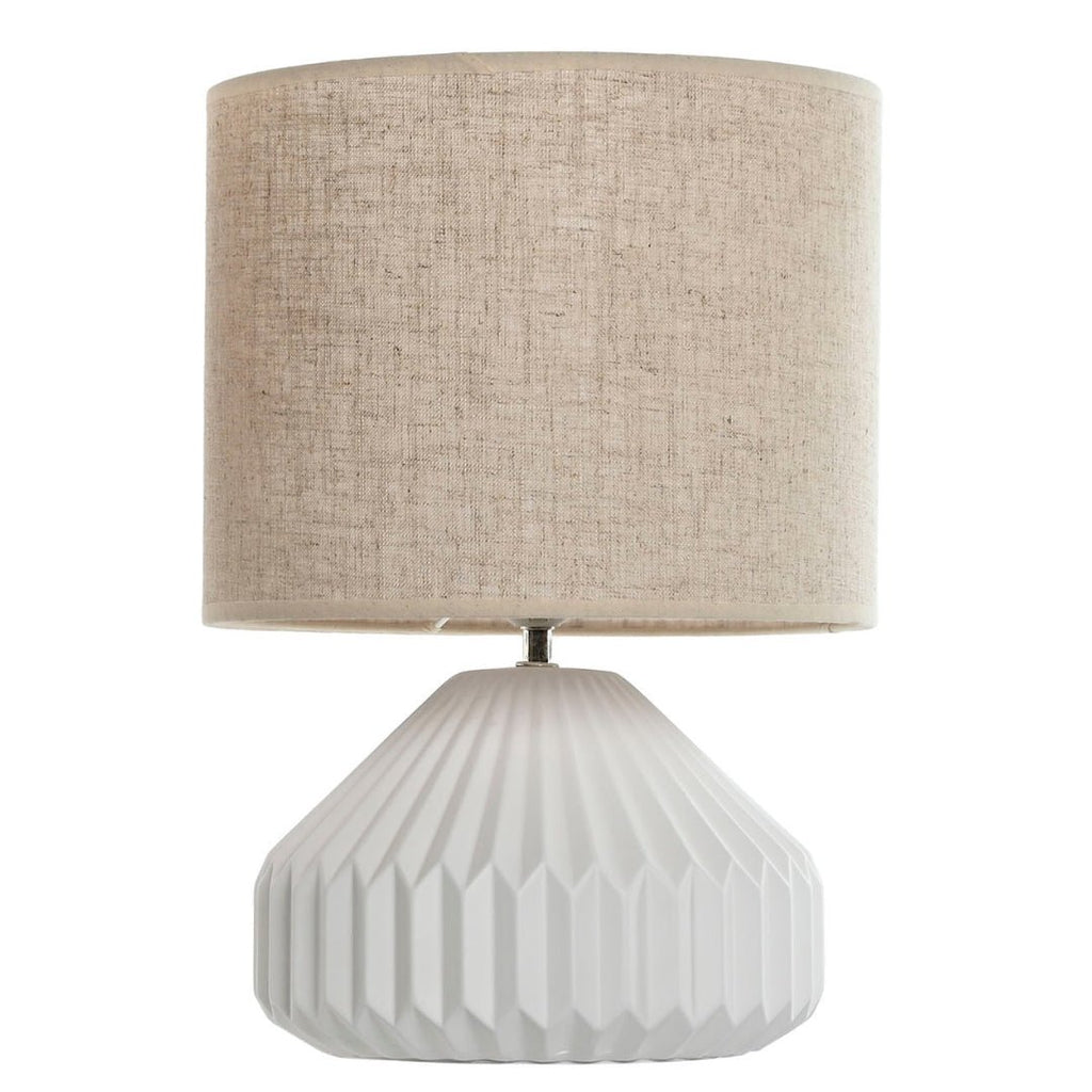 Cream Linen Shade Table Lamp - LUXONAS