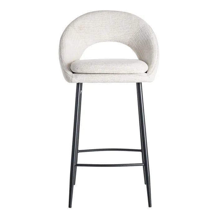 Cream O Metal Stool