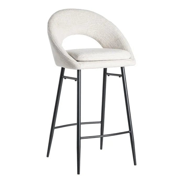 Cream O Metal Stool