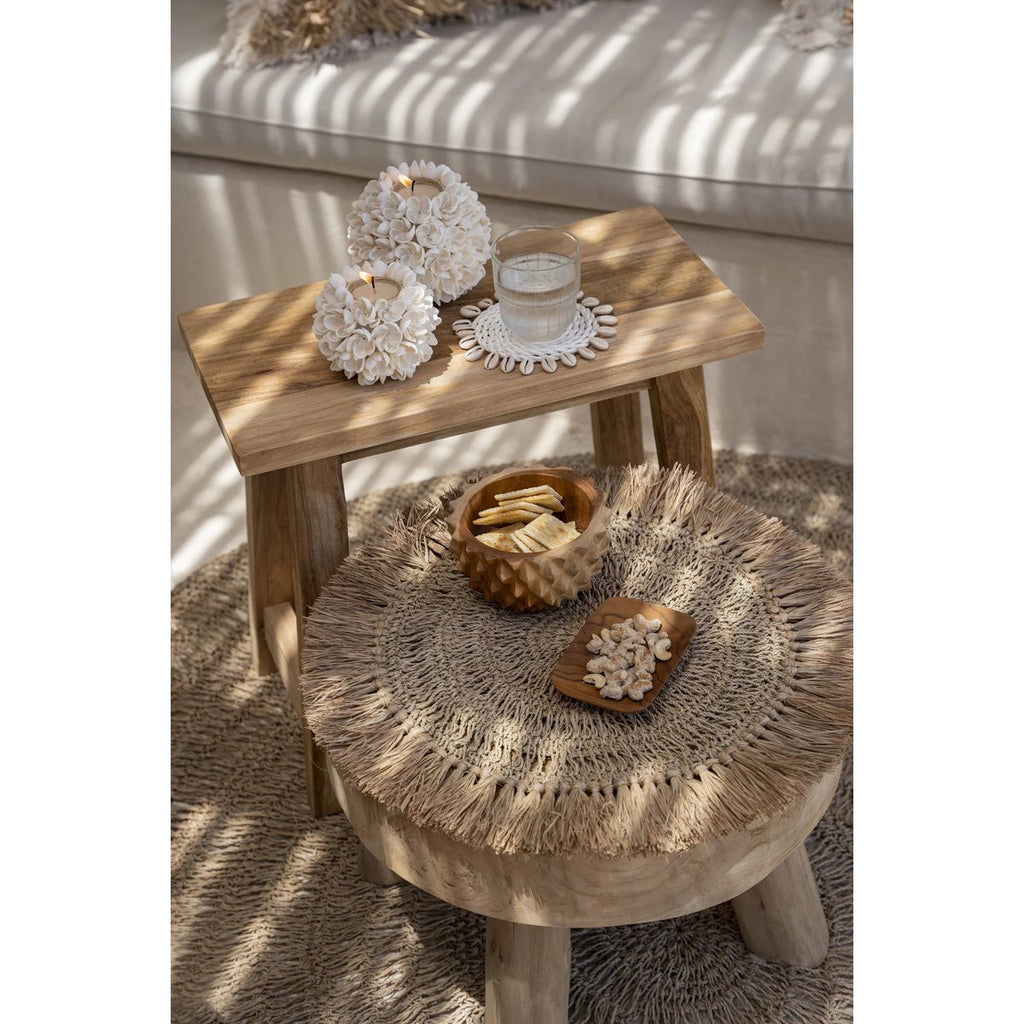 Crochet Raffia Placemat - Natural - LUXONAS HOME