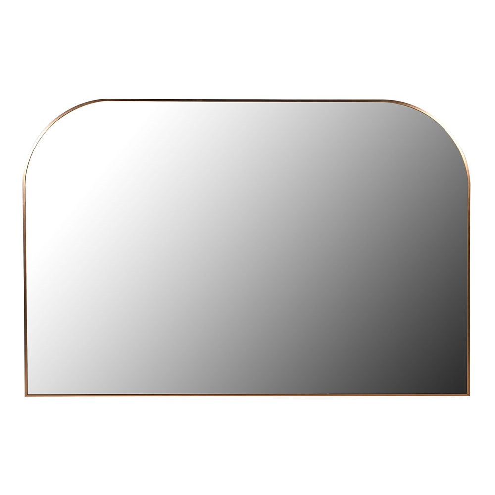 Curved Corner Mantle Mirror