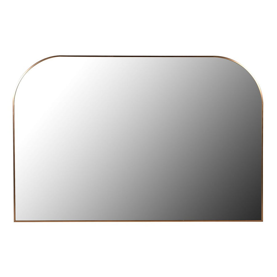 Curved Corner Mantle Mirror