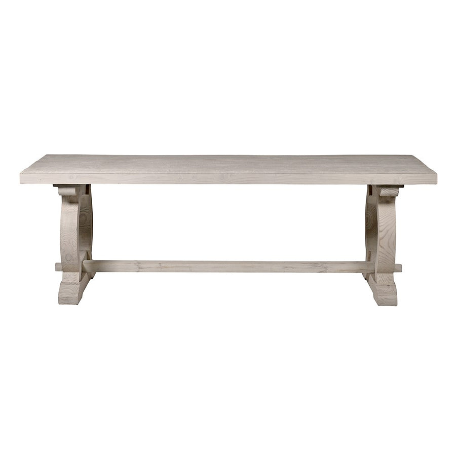 Curved Leg Dining Table – Elegant Pine Design for Modern Homes