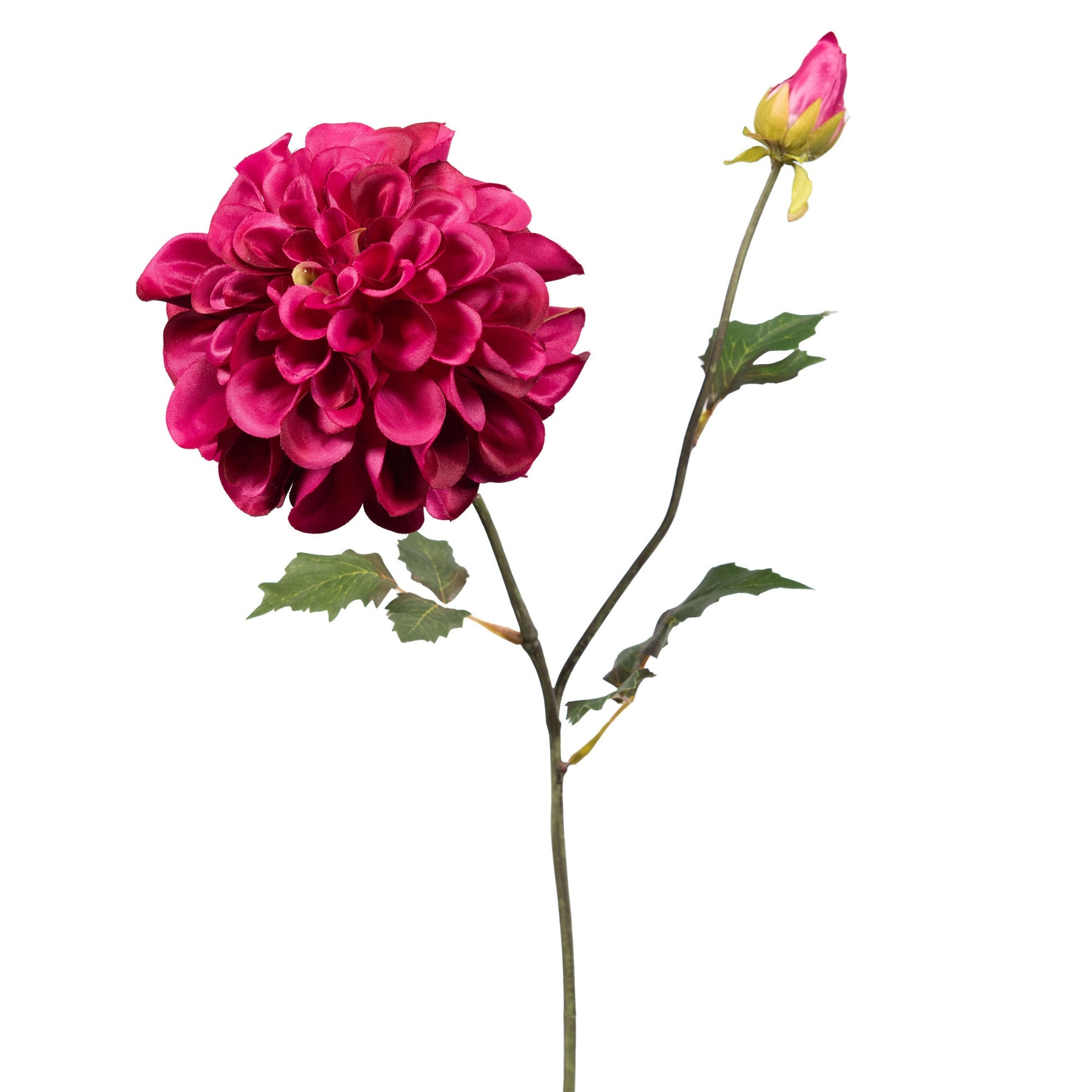 Dahlia Pink Stem - 80cm Faux Floral Accent