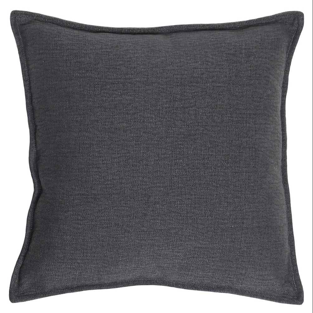 Dark Grey Square Cushion