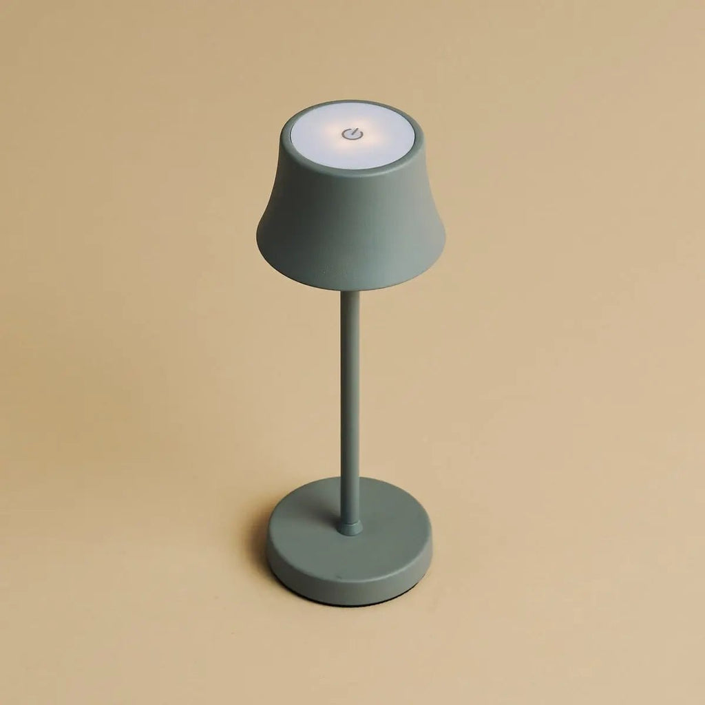 De Pijp Mini Mouse Grey Rechargeable Table Lamp | Wireless Charging & Dimmable - LUXONAS HOME