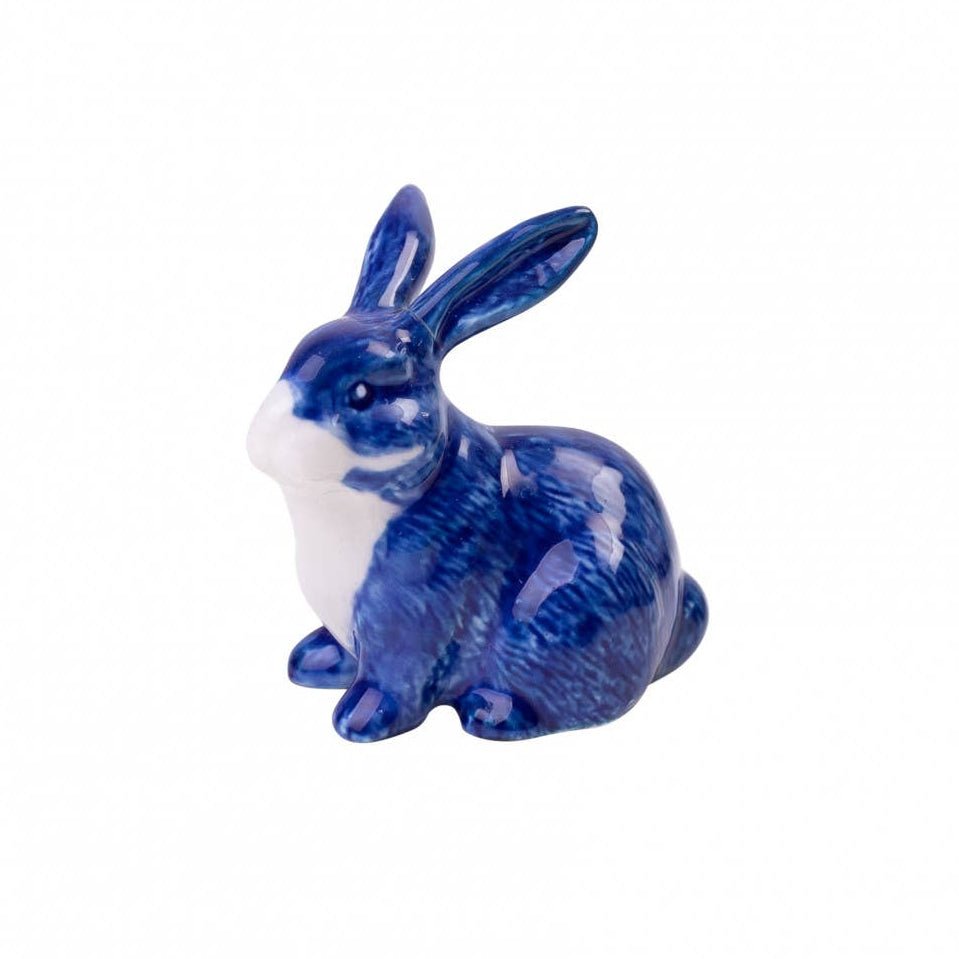 Delft Blue Miniature Rabbit - LUXONAS