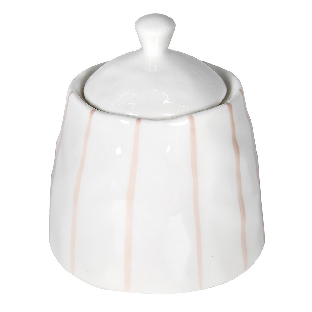 Delilah Lidded Storage Jar - Elegant Stoneware Organizer