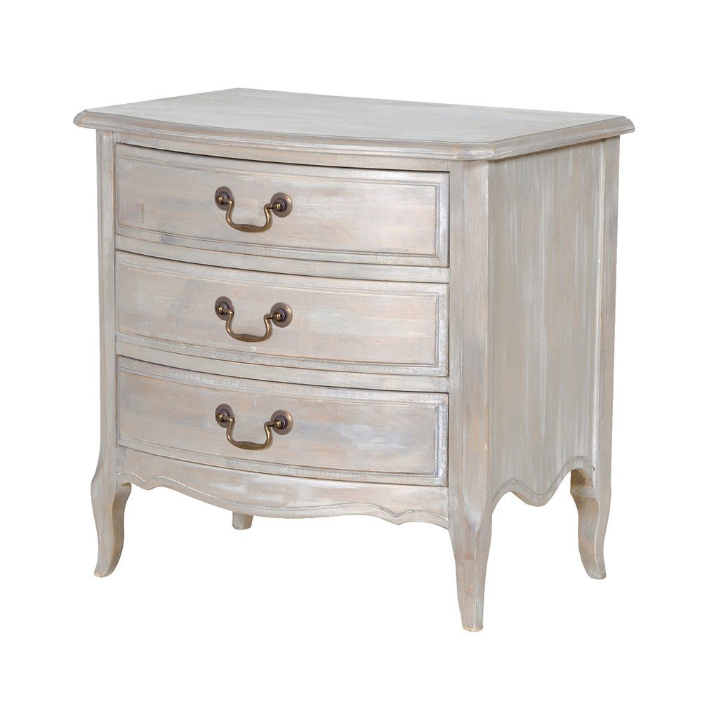 Deva 3 Drawer Bedside Table - Elegant & Functional