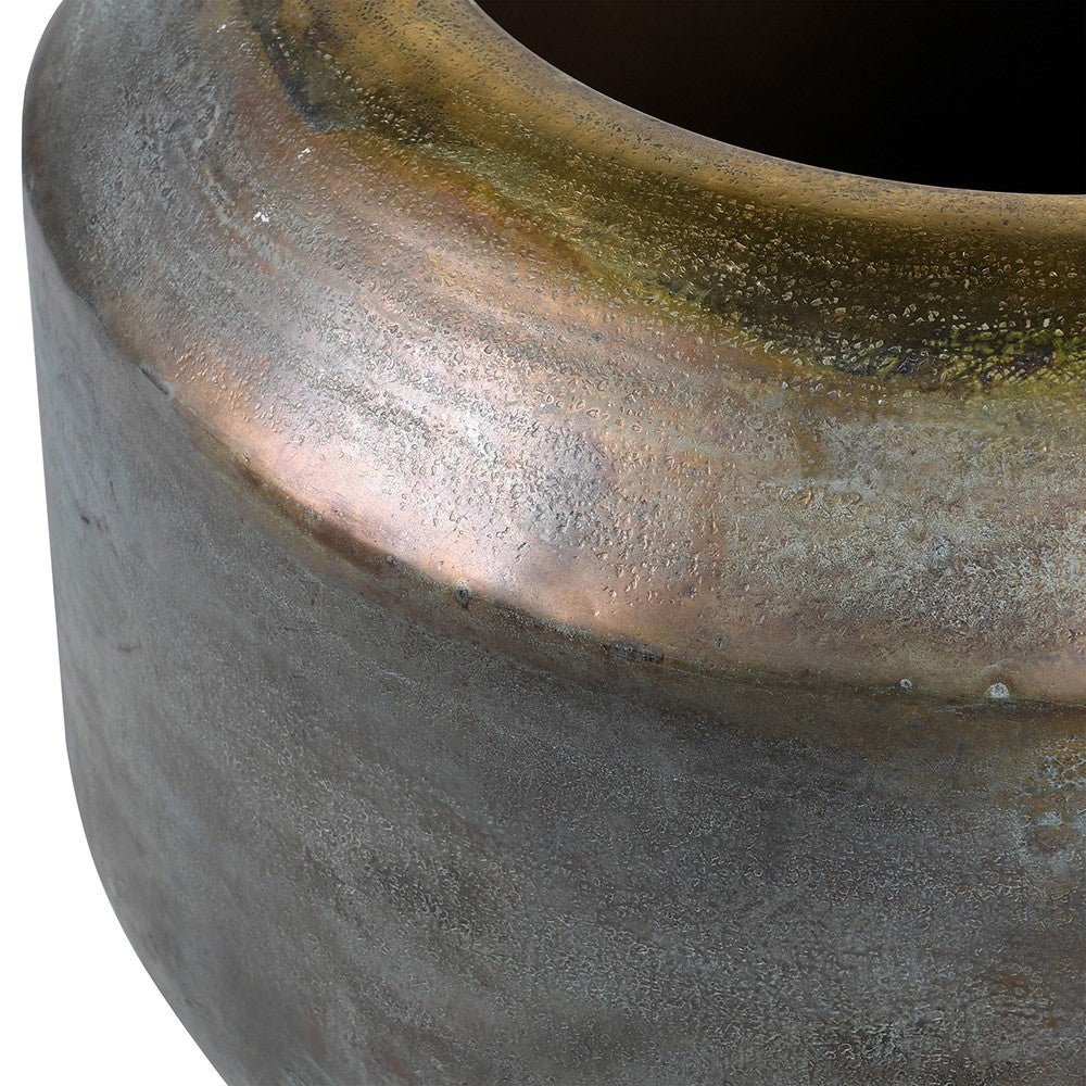 Digris Brass Planter - LUXONAS