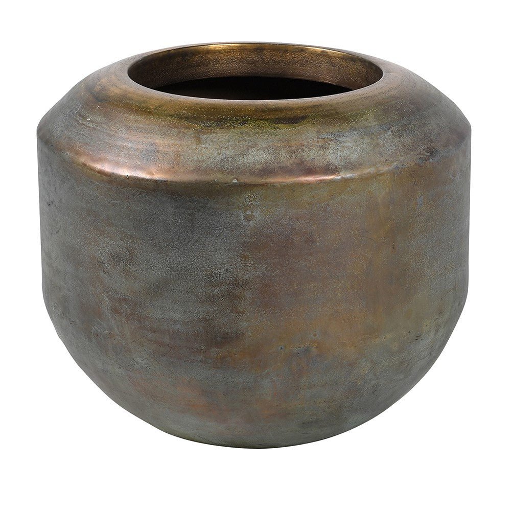 Digris Brass Planter - LUXONAS