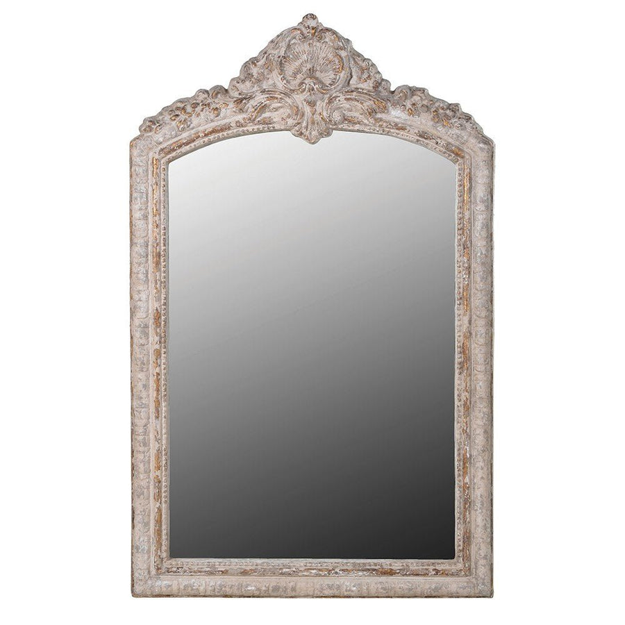 Distressed Arch Top Mirror
