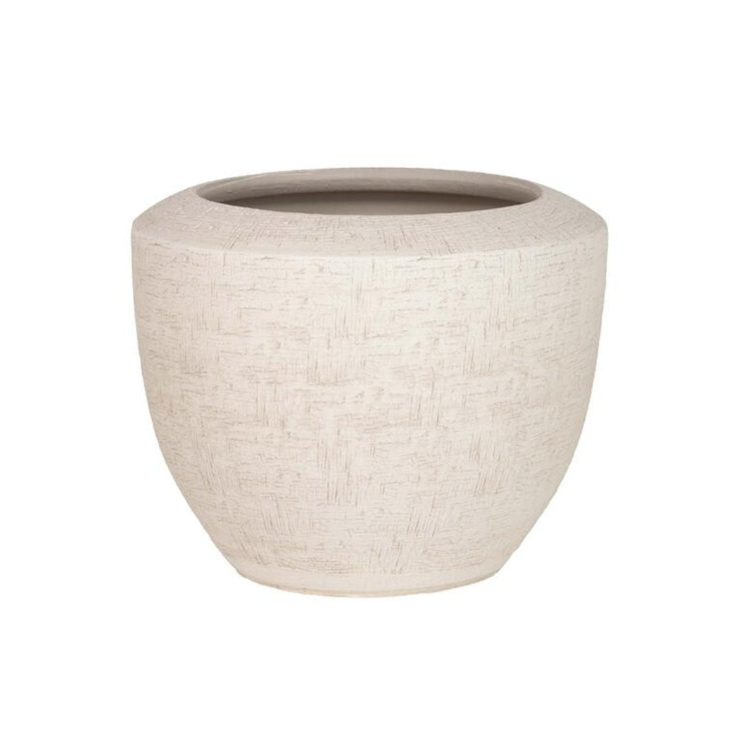 Distressed Ceramic Planter 34cm