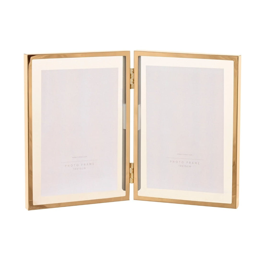 Double Gold Photo Frame 13x18