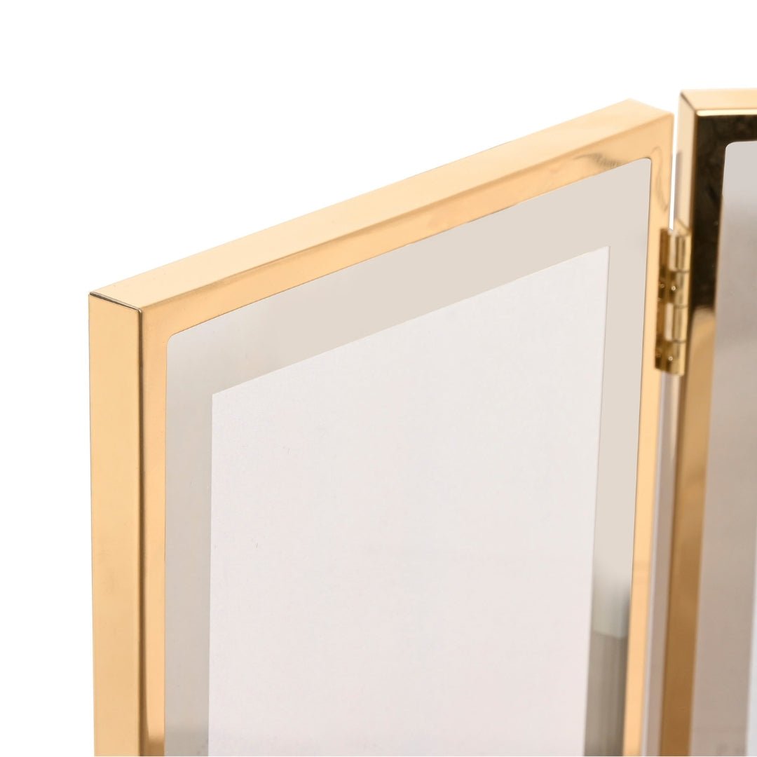 Double Gold Photo Frame 13x18 - LUXONAS