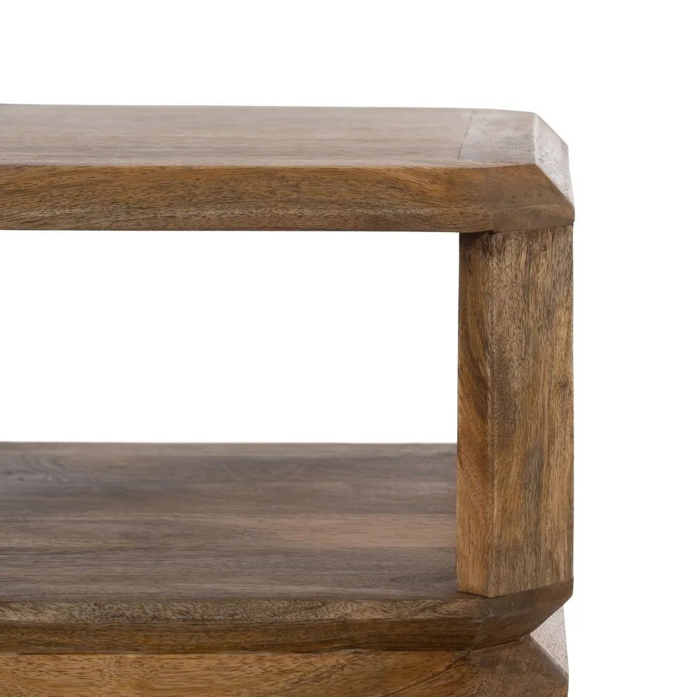 Double Shelf Mango Sidetable - LUXONAS