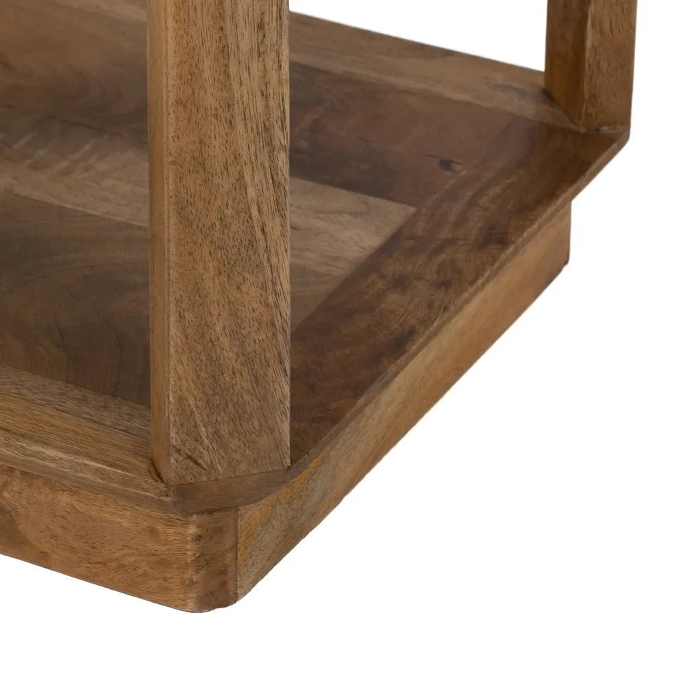 Double Shelf Mango Sidetable - LUXONAS