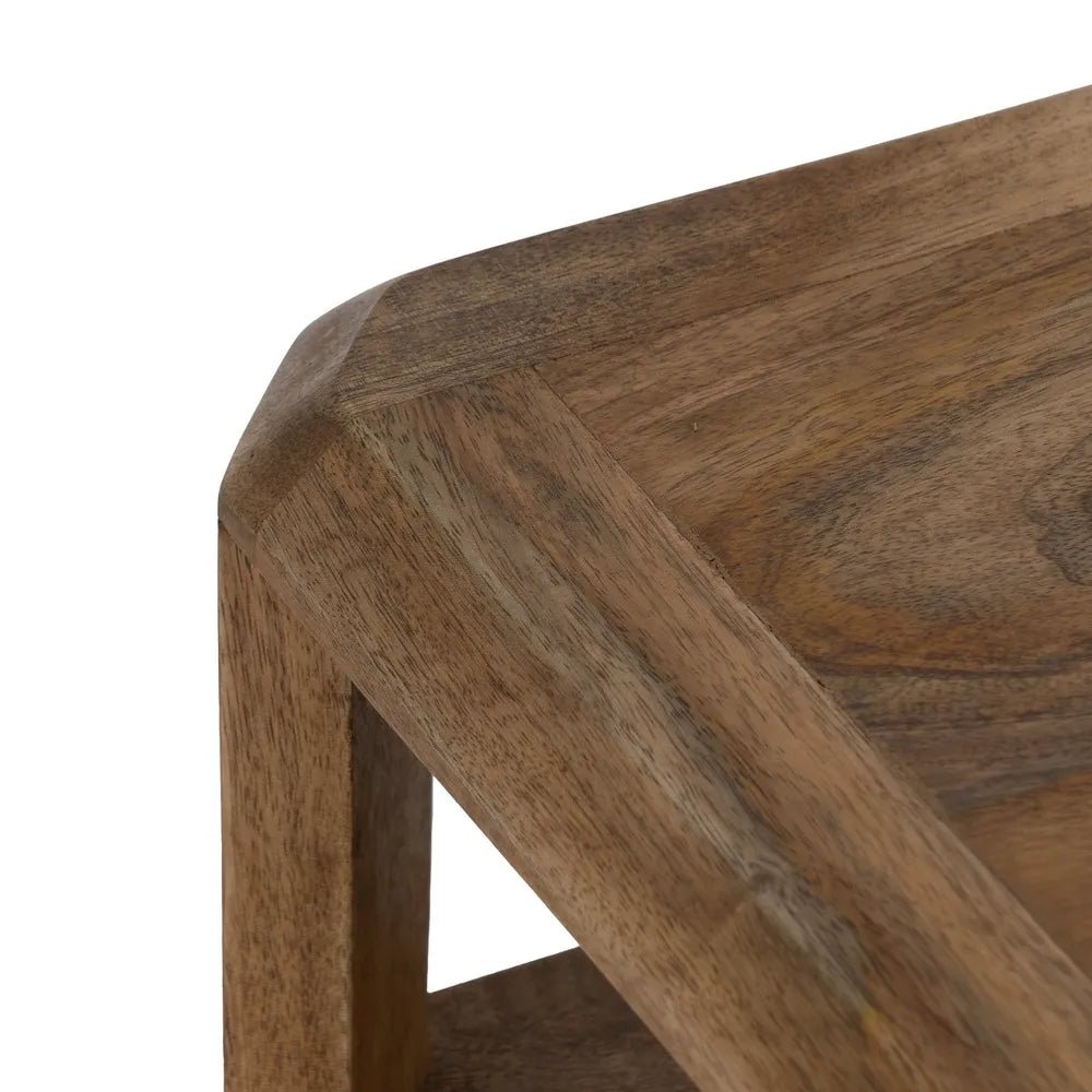 Double Shelf Mango Sidetable - LUXONAS