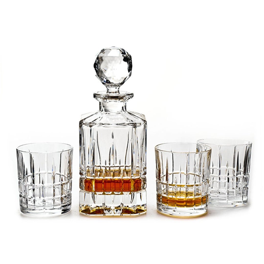'Dover' Crystal Whisky Set - LUXONAS HOME