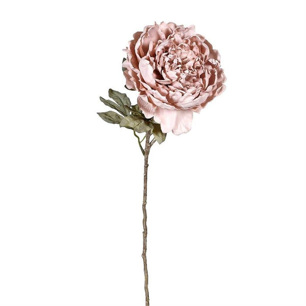 Dusty Pink Peony Faux Flower Arrangement