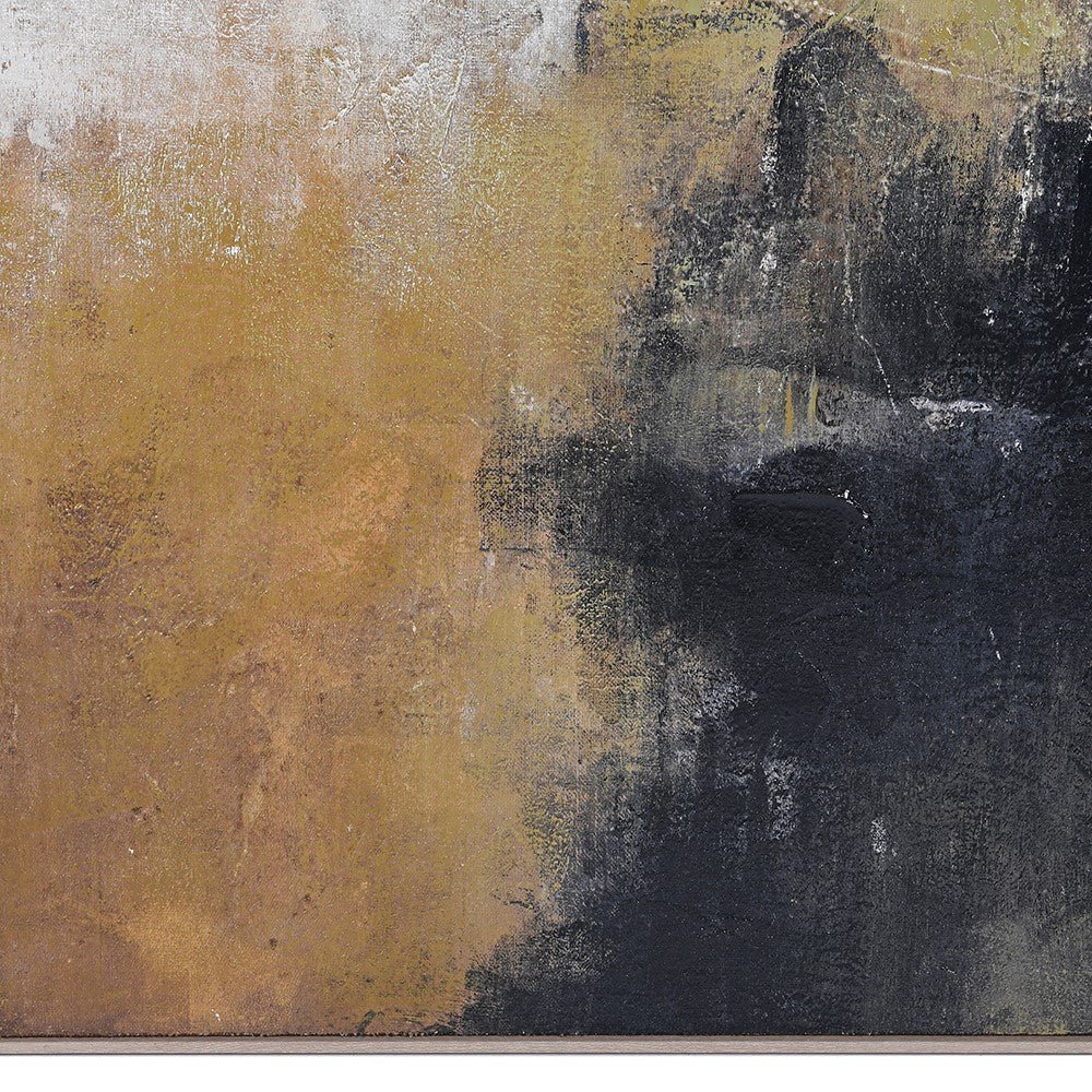 Earth Textured Art Picture - Hand Painted Canvas Wall Art - LUXONAS
