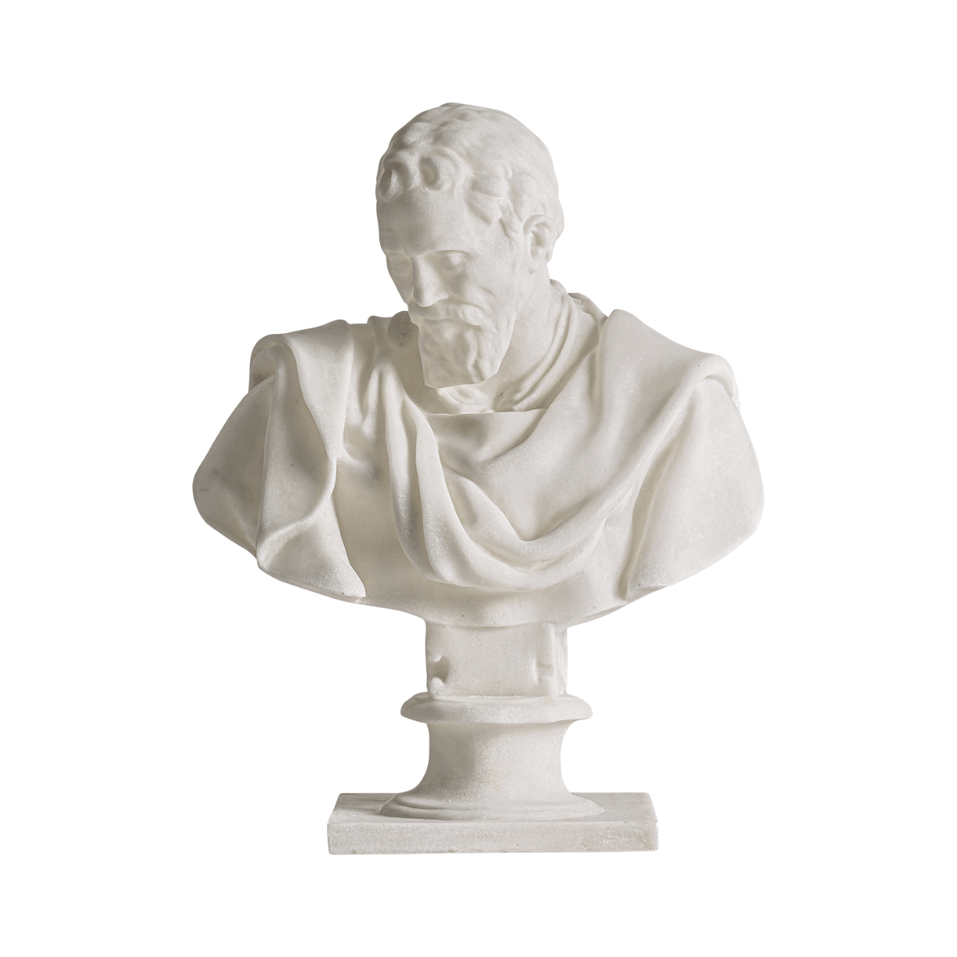 Edgem Bust Figure – Contemporary Resin Sculpture - LUXONAS