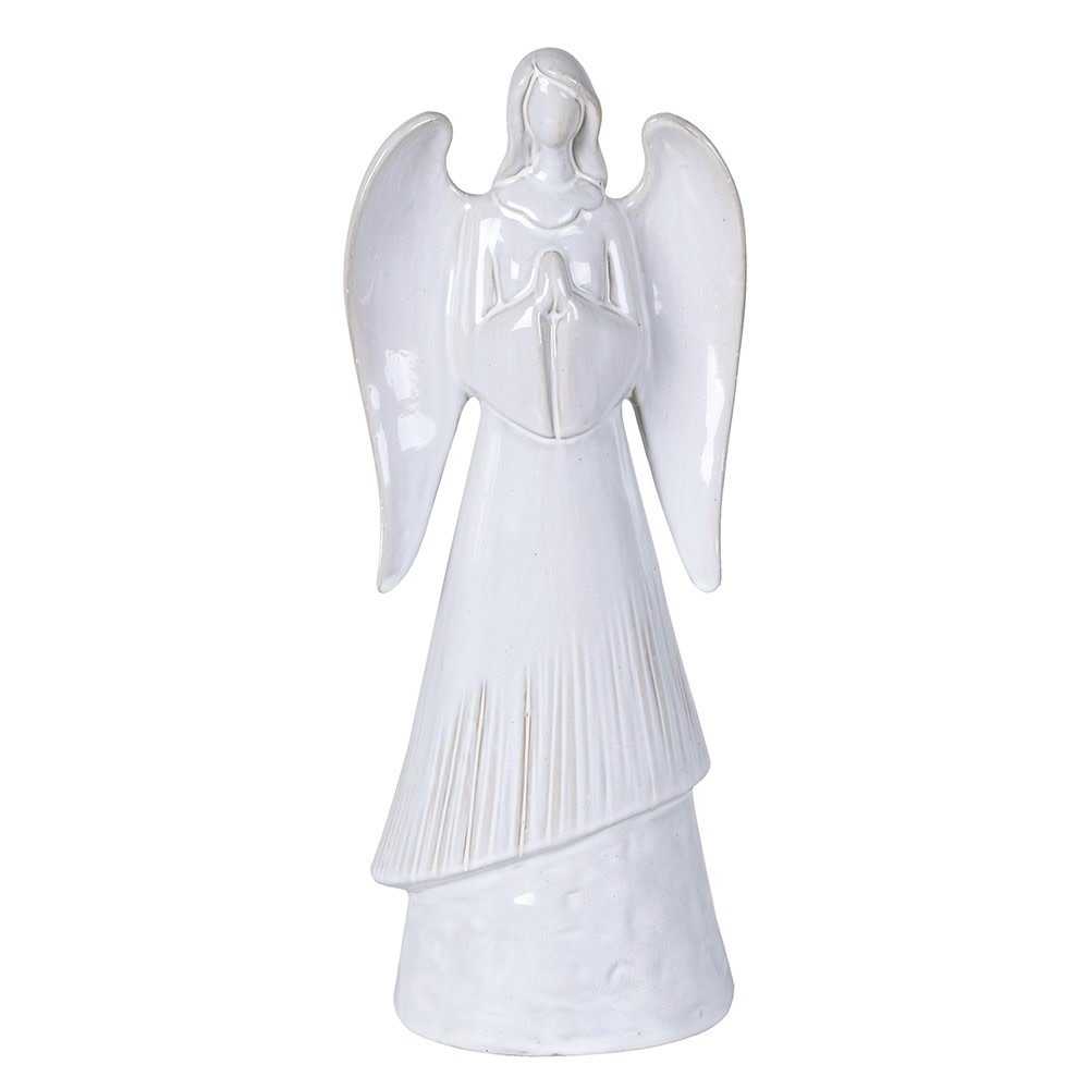 Elegant Ceramic Angel Figurine - LUXONAS