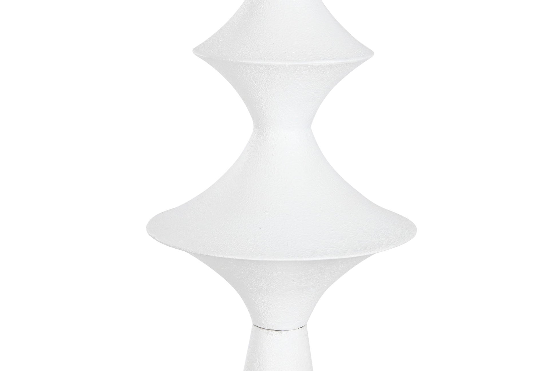 Elegant Ceramic White Floor Lamp with Cream Linen Shade - LUXONAS