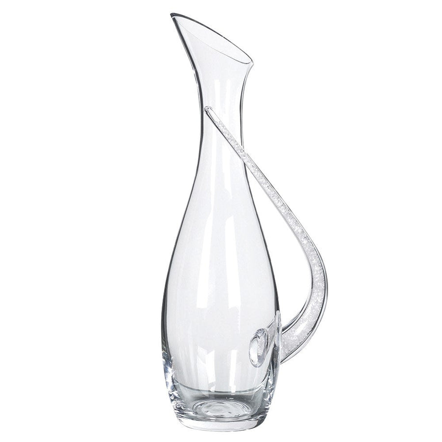 Elegant Crystal Carafe with Handle
