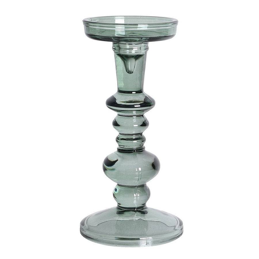 Elegant Glass Shaped Candle Holder