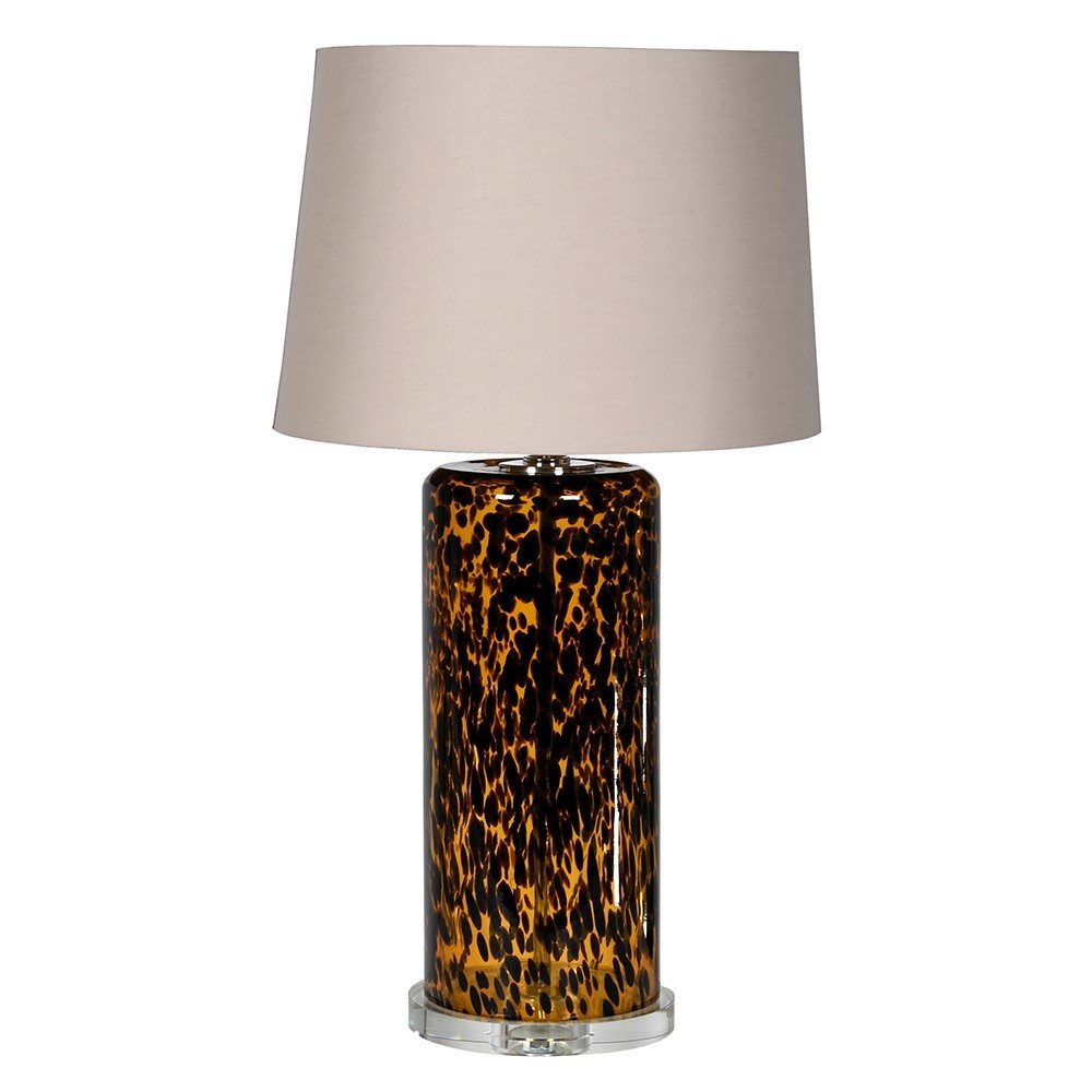 Elegant Glass Tortoise Table Lamp