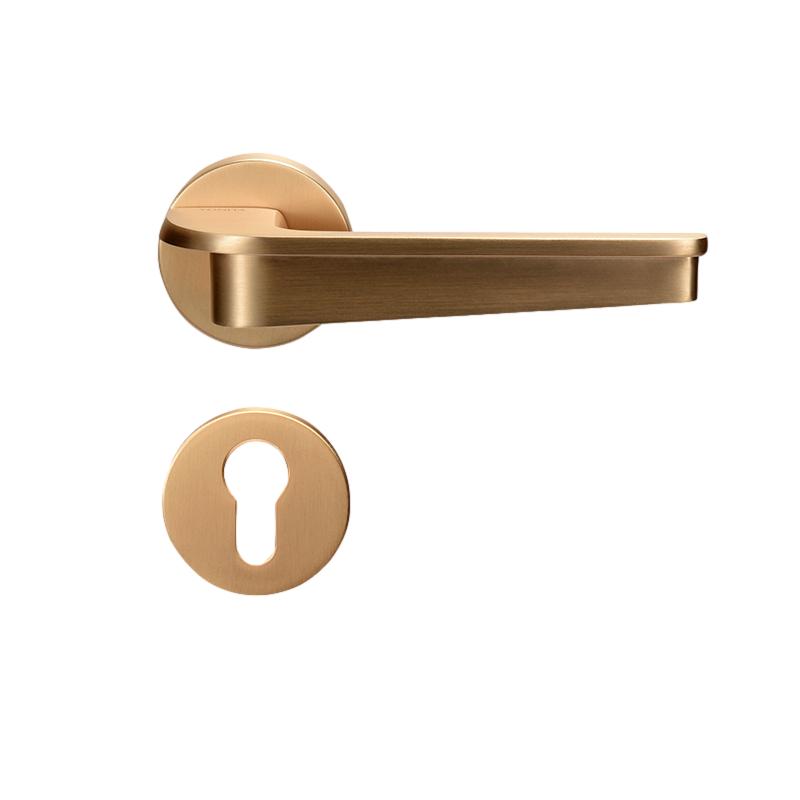 Elegant Gold Door Handle Set 8044 - LUXONAS
