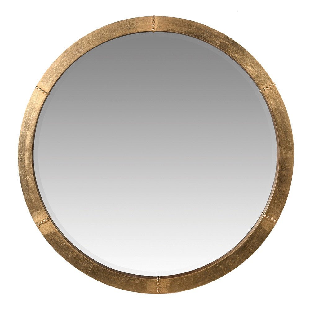 Elegant Gold Foil Wall Mirror for Home Décor - LUXONAS