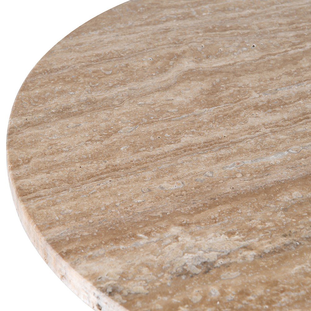 Elegant Marble Top Side Table for Modern Living Spaces - LUXONAS