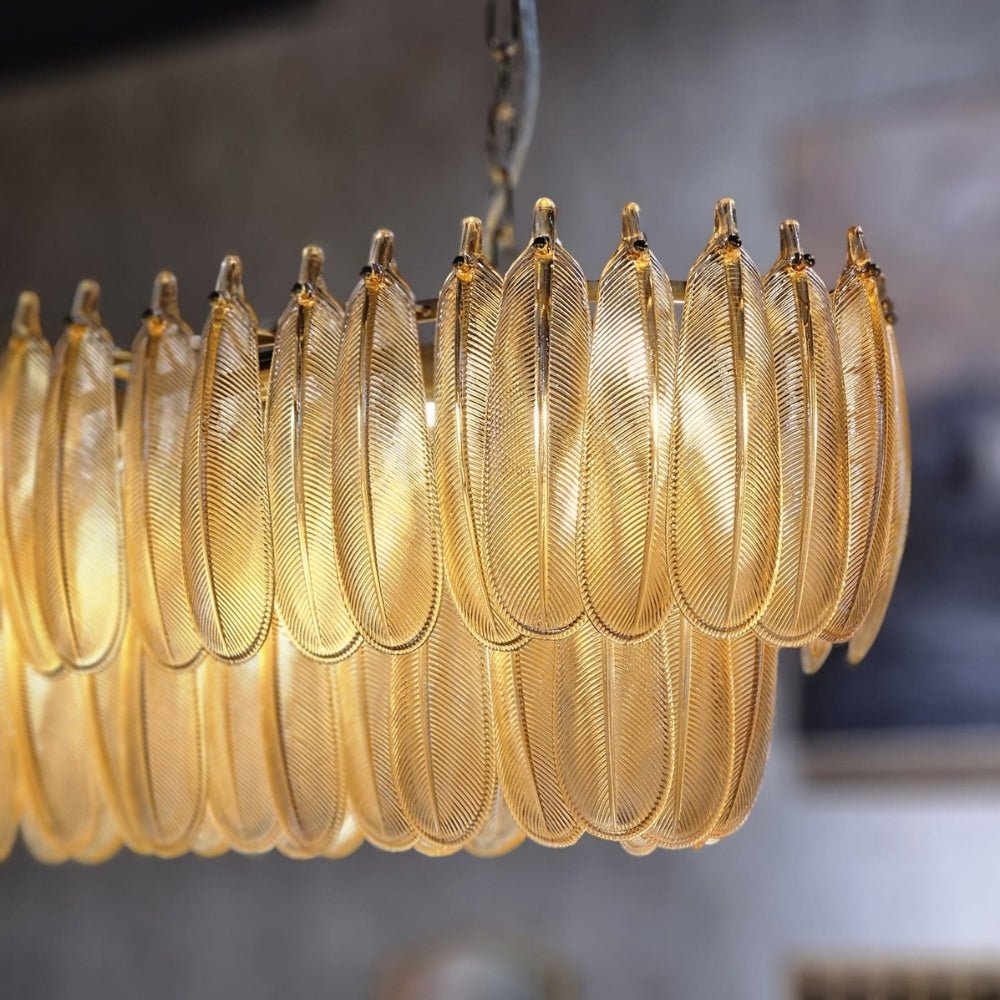 Elegant Metal Petal Chandelier - LUXONAS HOME