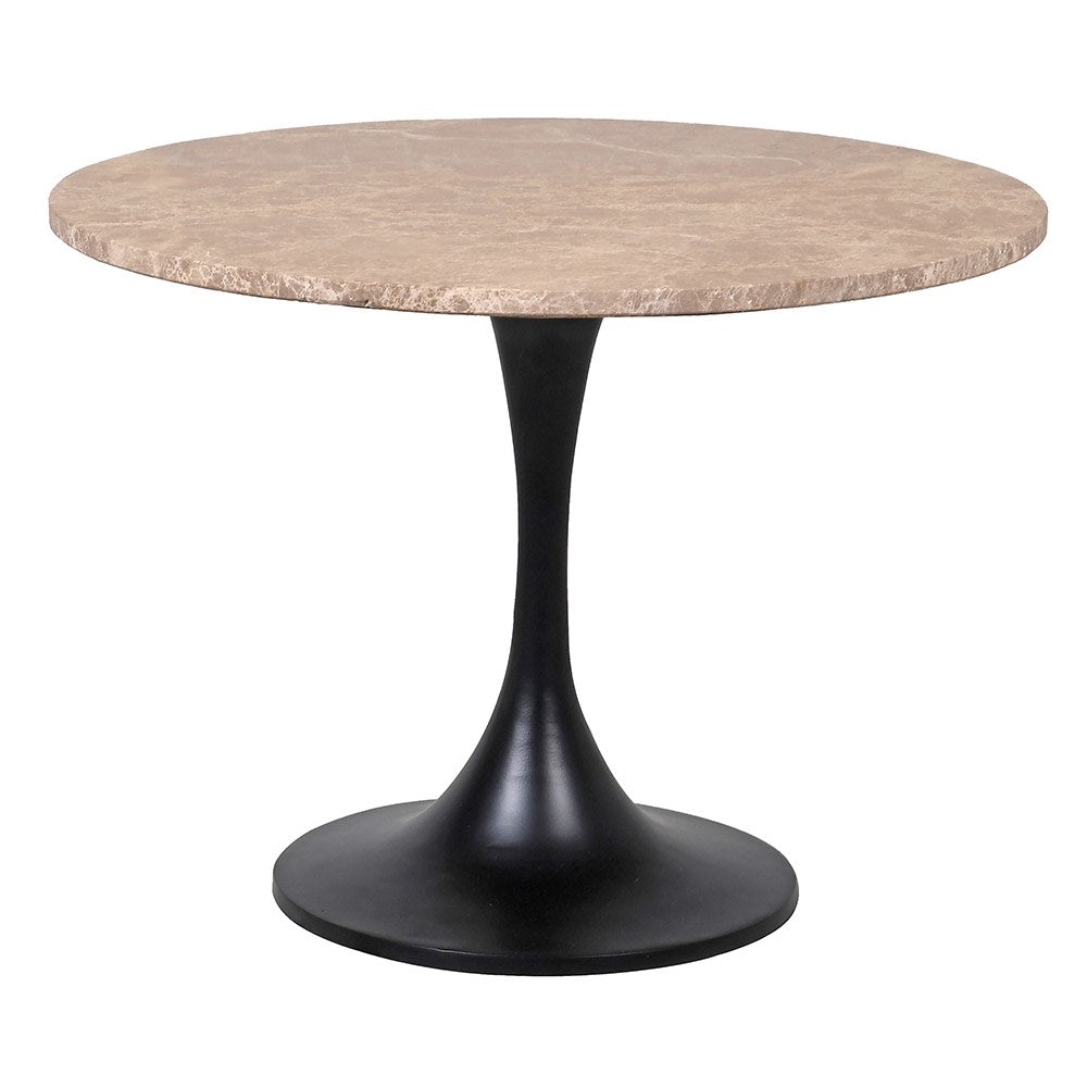 Elegant Round Marble Top Side Table