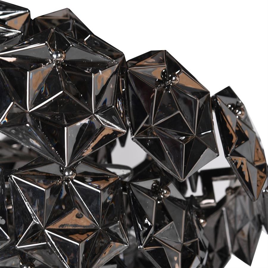 Elegant Smoked Glass Chandelier - LUXONAS