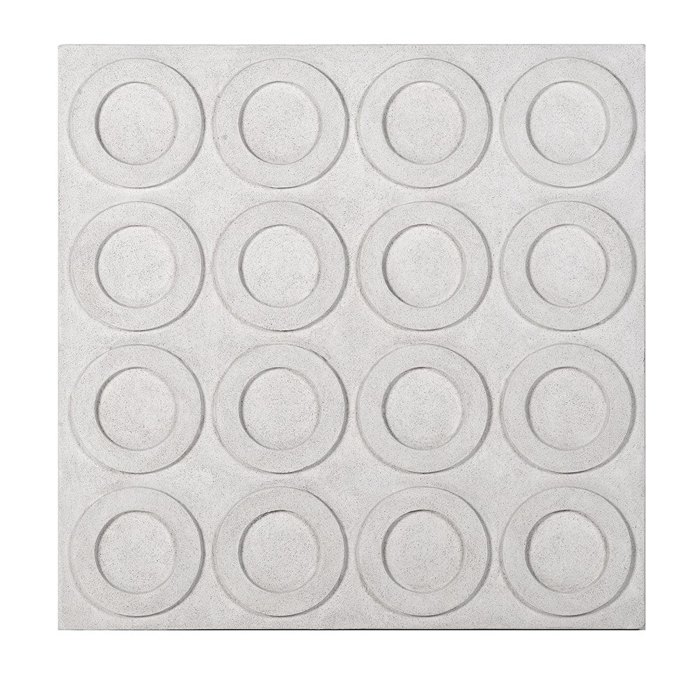 Elegant White Circles Wall Art for Modern Interiors - LUXONAS